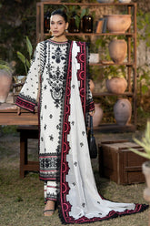 S.L 45 Karima | 3PC Unstitched Gulposh Luxury Lawn By Serene Premium